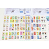 LOT DE 178 TIMBRES AUTOADHÉSIFS LETTRES VERTES 20G VP FRANCE POUR AFFRANCHIR