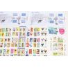 LOT DE 178 TIMBRES AUTOADHÉSIFS LETTRES VERTES 20G VP FRANCE POUR AFFRANCHIR