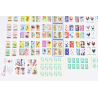 LOT DE 178 TIMBRES AUTOADHÉSIFS LETTRES VERTES 20G VP FRANCE POUR AFFRANCHIR