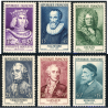 FRANCE N°1027/1032 PERSONNAGES CÉLÈBRES FRANCAIS ANNÉE 1955 COTE 160€