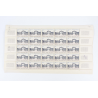 FEUILLE COMPLÈTE DE FRANCE DE 25 TIMBRES NEUFS** N°988 "CHATEAU VERSAILLES"