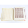 LOT TRÈS IMPORTANT DE FEUILLES COMPLÈTES DE TIMBRES NEUFS ANNÉES 1939 À 1959
