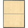 FRANCE PAIRE DE N°252 CAISSE AMORTISSEMENT TIMBRES NEUFS TYPE 3 COTE 520€