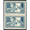 FRANCE PAIRE DE N°252 CAISSE AMORTISSEMENT TIMBRES NEUFS TYPE 3 COTE 520€