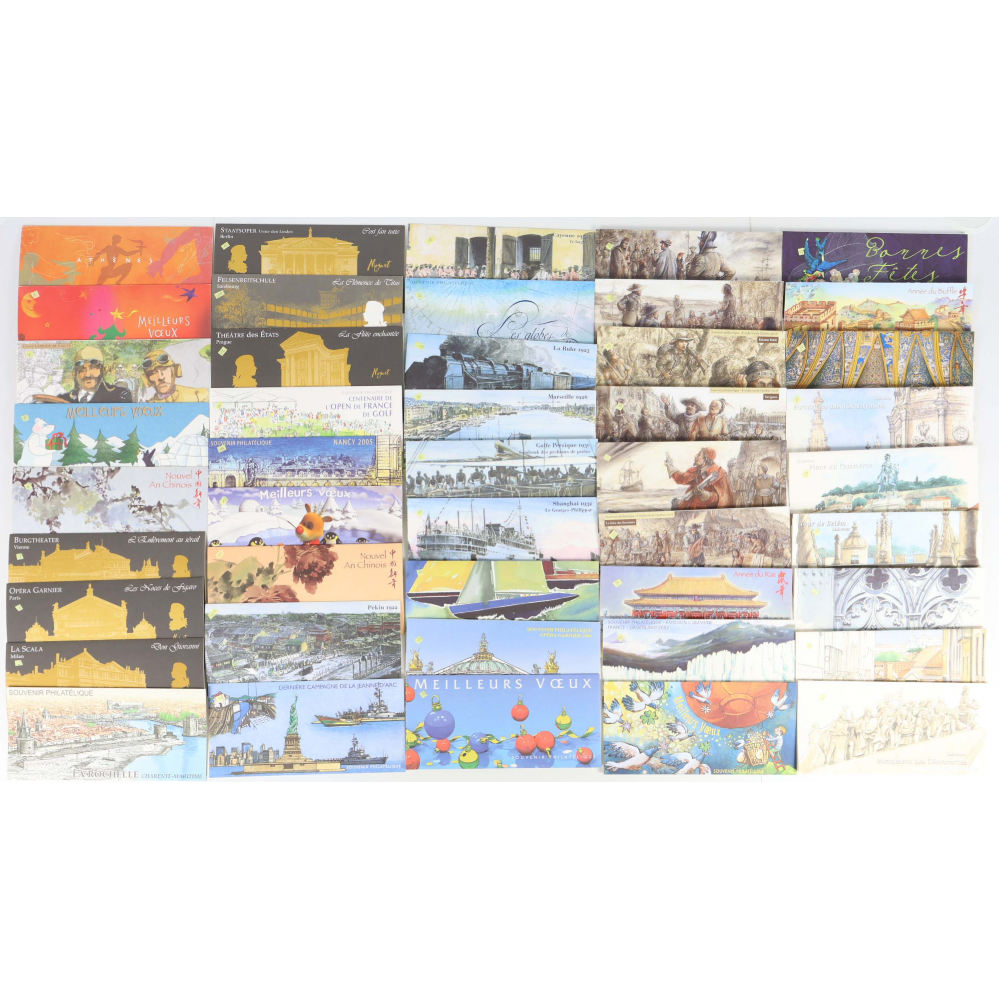 COLLECTION COMPLÈTE DE 45 BLOCS SOUVENIRS NEUFS N°2 AU N°46 TIMBRES NEUFS**