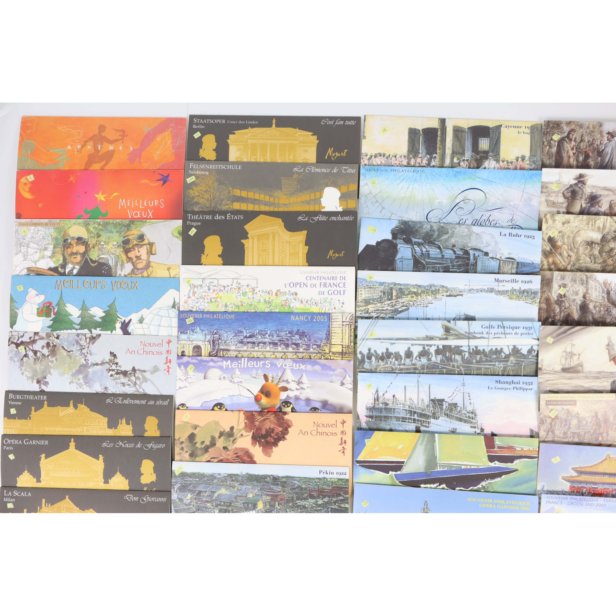 COLLECTION COMPLÈTE DE 45 BLOCS SOUVENIRS NEUFS N°2 AU N°46 TIMBRES NEUFS**