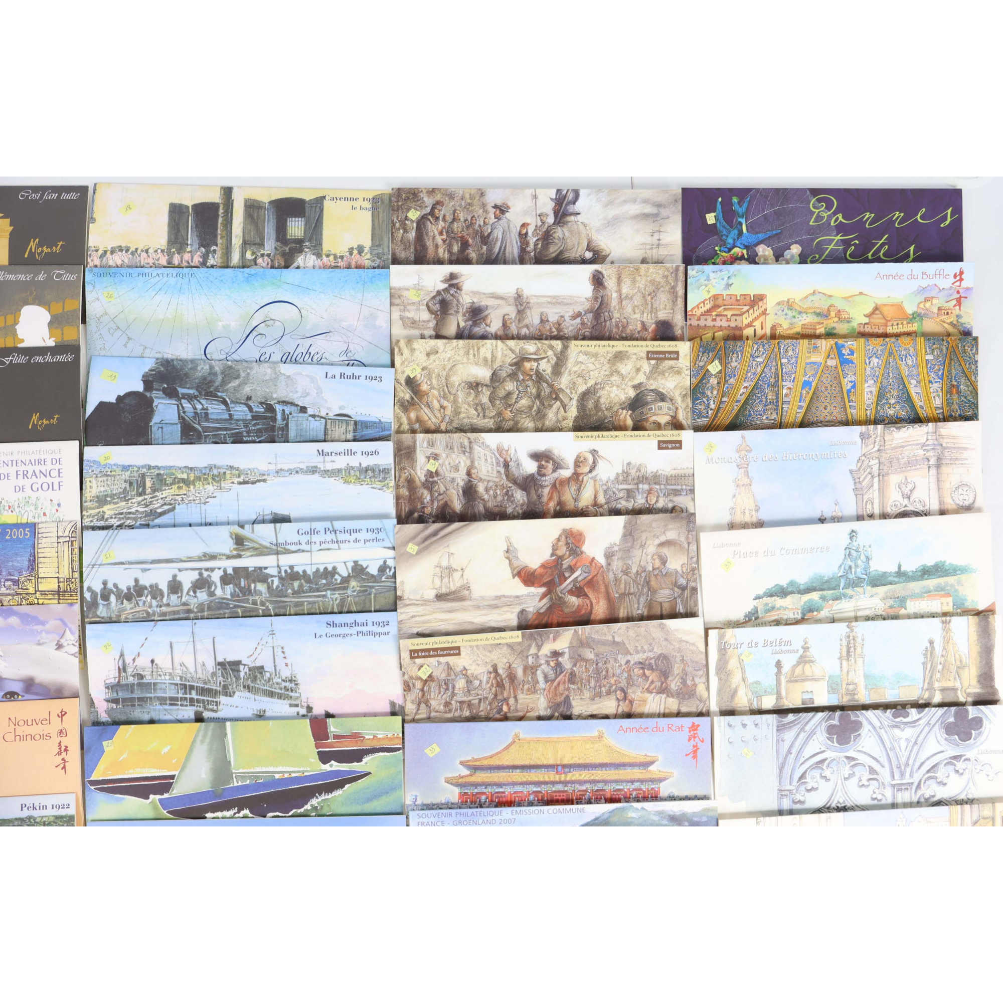 COLLECTION COMPLÈTE DE 45 BLOCS SOUVENIRS NEUFS N°2 AU N°46 TIMBRES NEUFS**