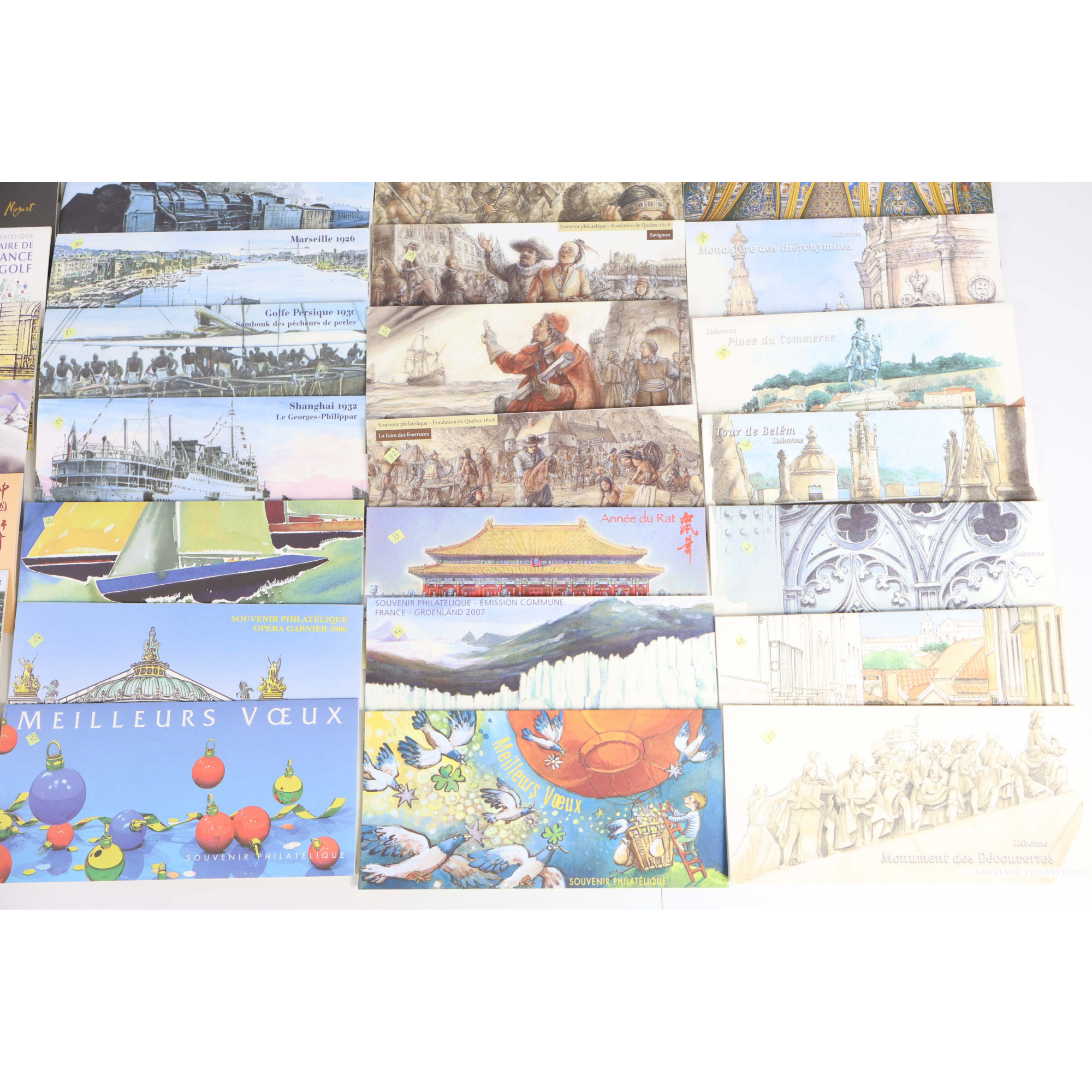 COLLECTION COMPLÈTE DE 45 BLOCS SOUVENIRS NEUFS N°2 AU N°46 TIMBRES NEUFS**