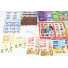LOT BLOCS FEUILLET TIMBRES EN EUROS AVEC DÉFAUTS POUR AFFRANCHIR, FACIALE 205€