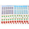 LOT CARNETS AUTOADHÉSIFS TIMBRES 0.46€ AVEC DÉFAUTS POUR AFFRANCHIR, VF 188.60€