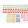 LOT CARNETS AUTOADHÉSIFS TIMBRES 0.46€ AVEC DÉFAUTS POUR AFFRANCHIR, VF 188.60€