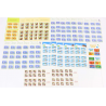 LOT CARNETS AUTOADHÉSIFS TIMBRES 0.50 EUROS AVEC DÉFAUTS POUR AFFRANCHIR VF 145€