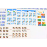 LOT CARNETS AUTOADHÉSIFS TIMBRES 0.50 EUROS AVEC DÉFAUTS POUR AFFRANCHIR VF 145€