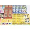 LOT BLOCS FEUILLET TIMBRES EN EUROS AVEC DÉFAUTS POUR AFFRANCHIR FACIALE 188.48€