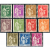 FRANCE SÉRIE COMPLÈTE PAIX N°280/289 TIMBRES NEUFS ANNÉE 1932-33 COTE 297€