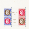 FRANCE BLOC N°3 AVEC TIMBRES NEUFS** PEXIP ANNEE 1937 SUPERBE QUALITE