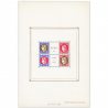 FRANCE BLOC N°3 AVEC TIMBRES NEUFS** PEXIP ANNEE 1937 SUPERBE QUALITE