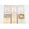 LOT DE CARNETS CROIX-ROUGE DE 1957 A 1962 COMPLET, TIMBRES NEUFS, BELLE QUALITE