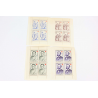 LOT DE CARNETS CROIX-ROUGE DE 1957 A 1962 COMPLET, TIMBRES NEUFS, BELLE QUALITE