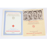 LOT DE CARNETS CROIX-ROUGE DE 1957 A 1962 COMPLET, TIMBRES NEUFS, BELLE QUALITE