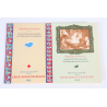 LOT DE CARNETS CROIX-ROUGE DE 1957 A 1962 COMPLET, TIMBRES NEUFS, BELLE QUALITE