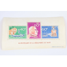 POLYNESIE 2 BLOCS-FEUILLET N°1 ANNEE 1968 COTE 370€ AVEC ROUSSEURS PRIX BAS