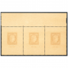 BANDE DE 3 TIMBRES N°841 NEUFS** 10FR VERMILLON, ANNÉE 1949, BELLE QUALITÉ