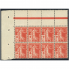 FEUILLE DE 8 TIMBRES CROIX-ROUGE N°147 TIMBRES NEUFS TOUS SIGNES ROUMET, RARE