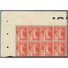 FRANCE 8 TIMBRES CROIX-ROUGE N°147 TIMBRES NEUFS SIGNÉS ROUMET, RARE, COTE 800€