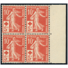 FRANCE BLOC DE 4 TIMBRES CR N°147 TIMBRES NEUFS, COTE 400€, BELLE QUALITÉ