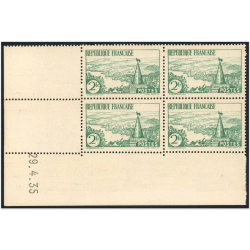 FRANCE COIN DATÉ RIVIÈRE BRETONNE N°301 TIMBRES NEUFS** ANNÉE 1935 COTE 425€