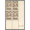 COIN DATÉ PORTRAIT AMPÈRE N°310 TIMBRES FRANCE NEUFS** ANNÉE 1936 COTE 225€