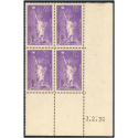 COIN DATÉ AIDE AUX REFUGIÉS N°309 TIMBRES FRANCE NEUFS** ANNÉE 1936 COTE 125€