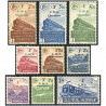 FRANCE COLIS POSTAUX N°191 À 199 SÉRIE COMPLÈTE TIMBRES NEUFS** COTE 195€