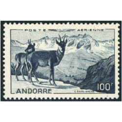 ANDORRE POSTE AÉRIENNE N°1 PAYSAGE TIMBRE NEUF** SUPERBE QUALITÉ COTE 110€