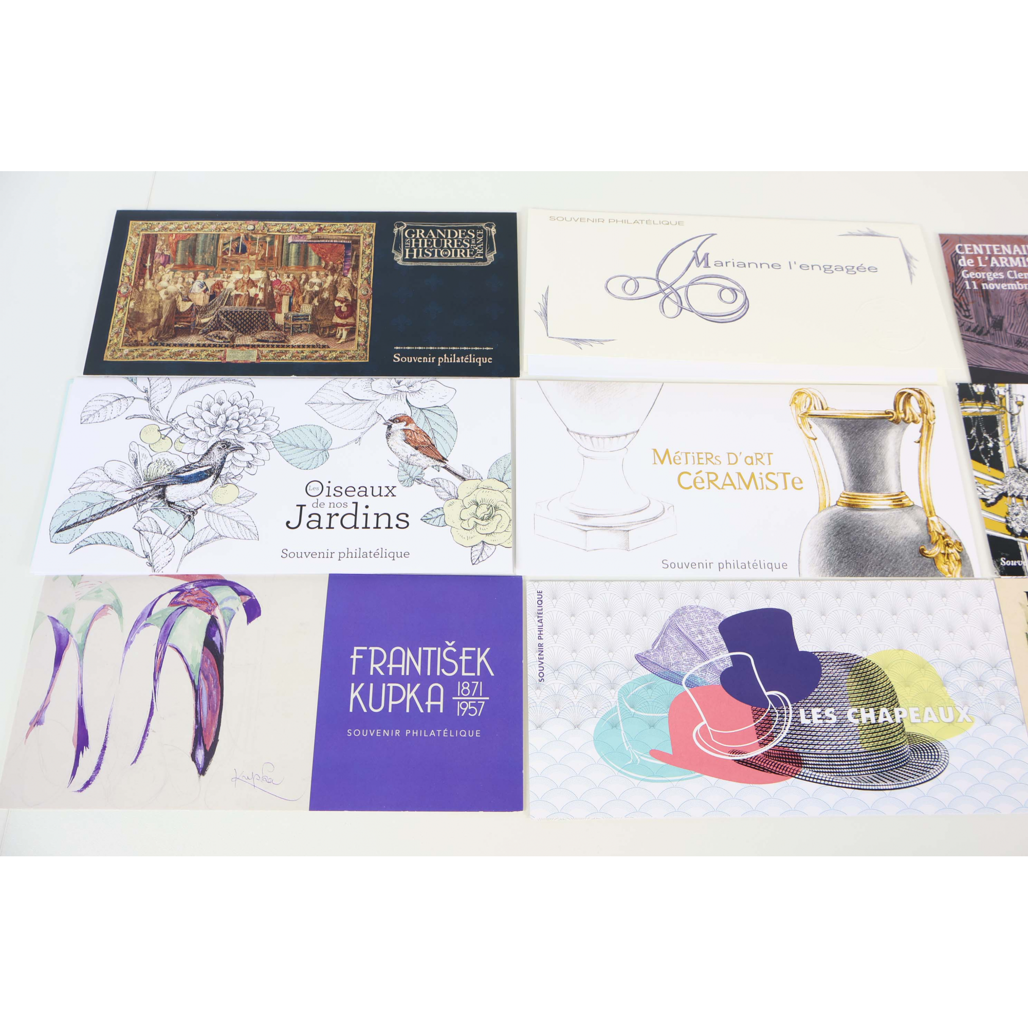 FRANCE COLLECTION BLOCS SOUVENIRS 2018 ANNÉE COMPLÈTE N° 142 A 150 TIMBRES NEUFS