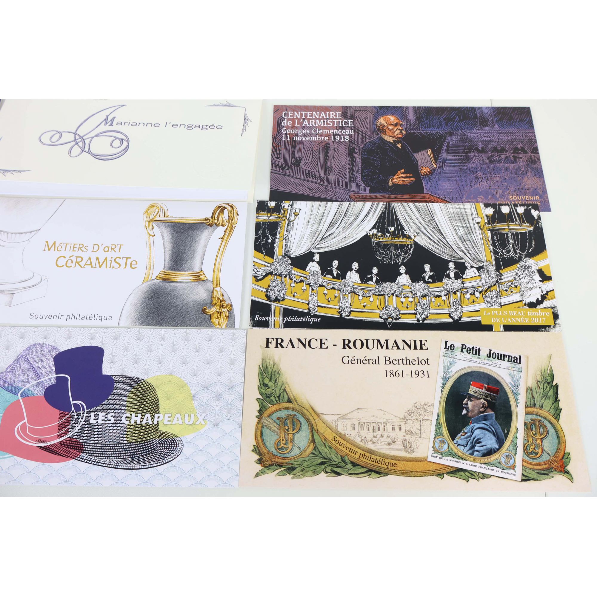FRANCE COLLECTION BLOCS SOUVENIRS 2018 ANNÉE COMPLÈTE N° 142 A 150 TIMBRES NEUFS