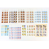 LOT DE CARNETS DE TIMBRES EN EUROS AVEC DÉFAUTS POUR AFFRANCHIR, FACIALE 156.76€
