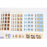 LOT DE CARNETS DE TIMBRES EN EUROS AVEC DÉFAUTS POUR AFFRANCHIR, FACIALE 156.76€