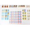 LOT DE CARNETS DE TIMBRES EN EUROS AVEC DÉFAUTS POUR AFFRANCHIR, FACIALE 156.76€