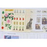 LOT DE BLOCS FEUILLETS TIMBRES EN FRANCS AVEC DÉFAUTS POUR AFFRANCHIR, VF 95.73€