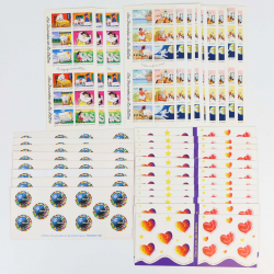 LOT CARNETS AUTOADHÉSIFS TIMBRES 3 FRANCS AVEC DÉFAUTS POUR AFFRANCHIR VF 155€