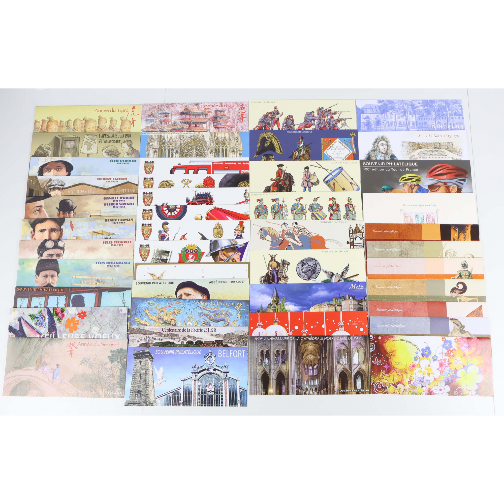 FRANCE COLLECTION COMPLÈTE DE BLOCS SOUVENIRS DE 2010 À 2013 TIMBRES NEUFS**