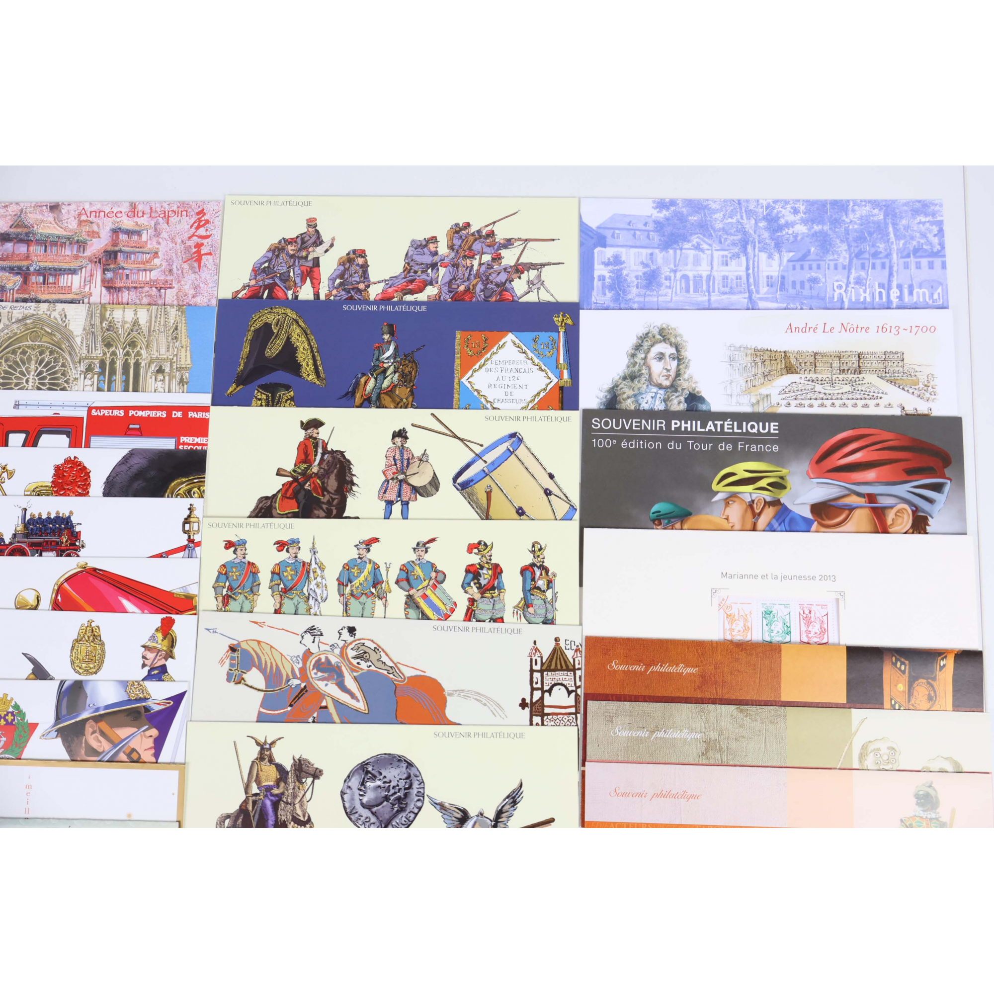 FRANCE COLLECTION COMPLÈTE DE BLOCS SOUVENIRS DE 2010 À 2013 TIMBRES NEUFS**