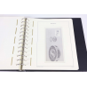 CLASSEUR LEUCHTTURM POUR RANGER LES TIMBRES DE FRANCE DE 2014 ET 2015 COMPLET