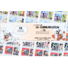 LOT 20 CARNETS BC2515 LA COMMUNICATION TIMBRES NEUFS** 2.20FFR X 12 VF 80.49€