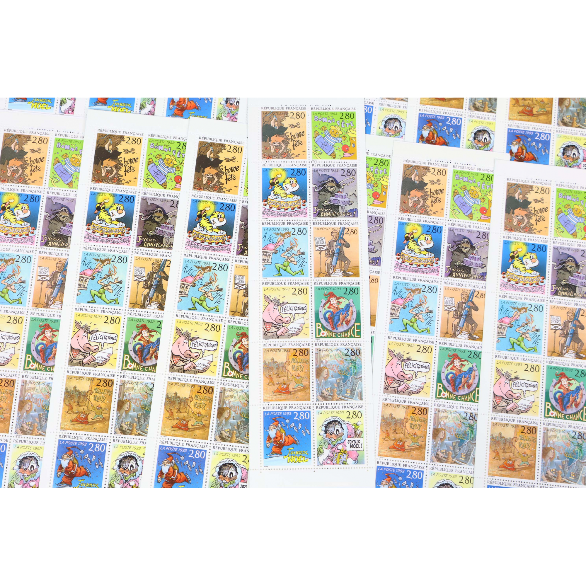 LOT 15 CARNETS BC2848 LE PLAISIR D'ÉCRIRE TIMBRES NEUFS** 2.80FFR X 12 VF 76.83€