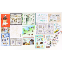 FRANCE LOT DE TIMBRES ET BLOCS-FEUILLET DE 2014 TIMBRES NEUFS** FACIALE 85€