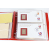 CORÉE DU SUD COLLECTION OFFICIELLE DE 32 ENVELOPPES OR 23 CARATS JO SEOUL