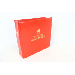 CORÉE DU SUD COLLECTION OFFICIELLE DE 32 ENVELOPPES OR 23 CARATS JO SEOUL